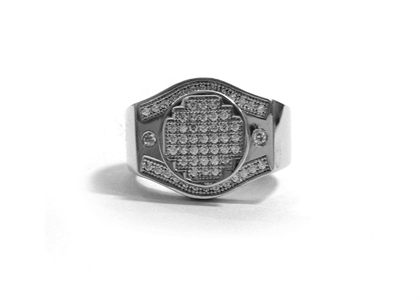 CZ Studded Ring